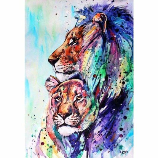 Full Drill - 5D DIY Diamond Painting Kits Watercolor Loving