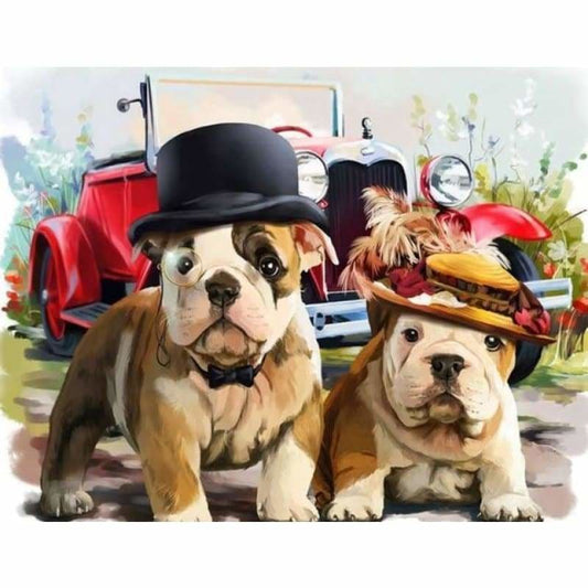 Full Drill - 5D DIY Diamond Painting Kits Watercolor Pet 