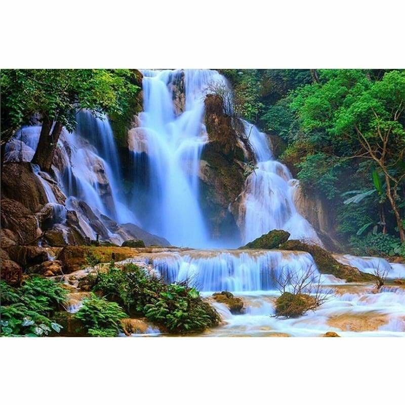 Upigi Full Drill Diamond Painting Kit For Adults – 12x16 Inch Landscape, Round Diamonds, Relaxing DIY Craft