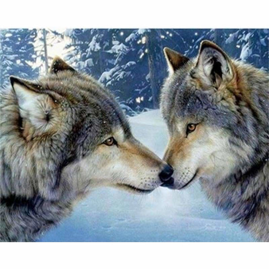 Full Drill - 5D DIY Diamond Painting Kits Winter Animal