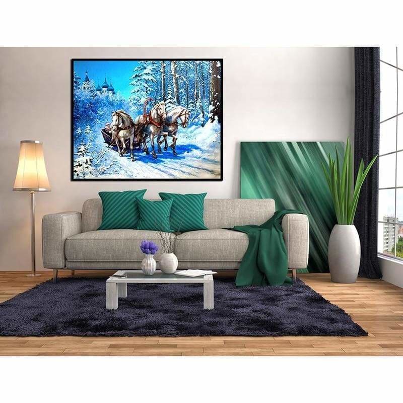 Full Drill - 5D DIY Diamond Painting Kits Winter Cartoon 