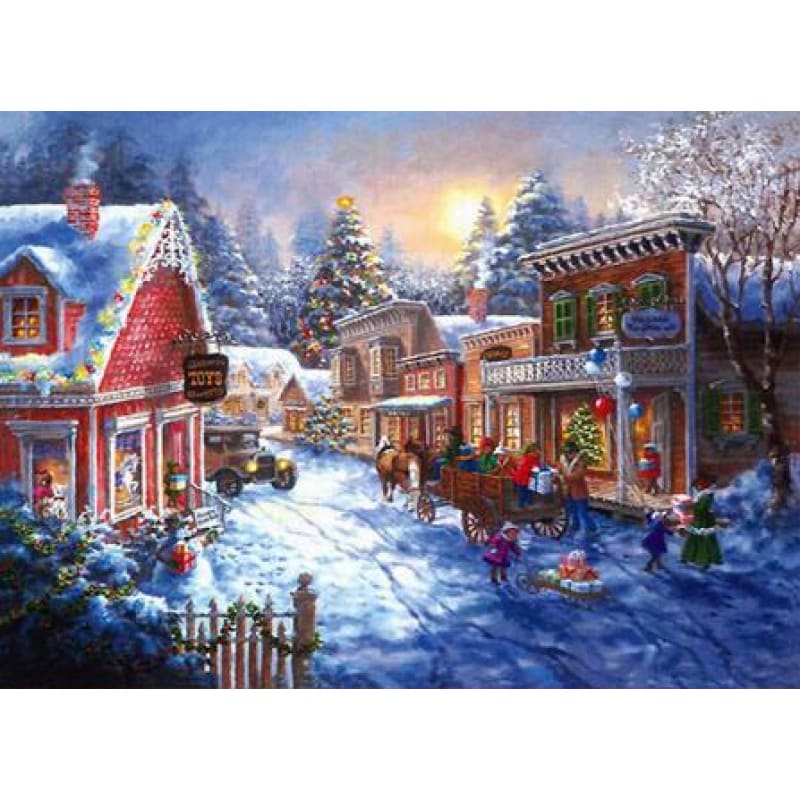 Full Drill - 5D DIY Diamond Painting Kits Winter Christmas 