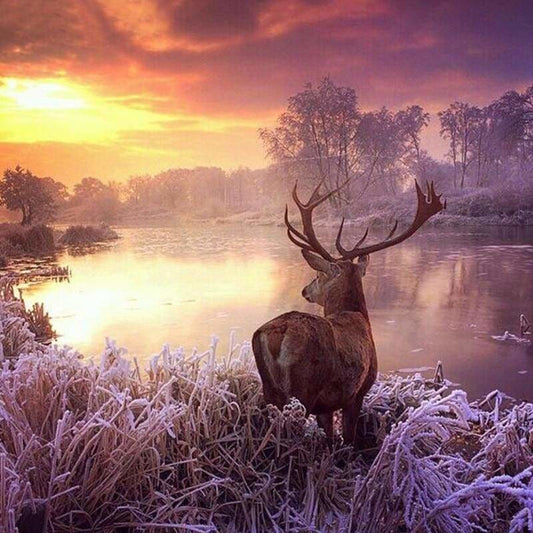 Full Drill - 5D DIY Diamond Painting Kits Winter Landscape