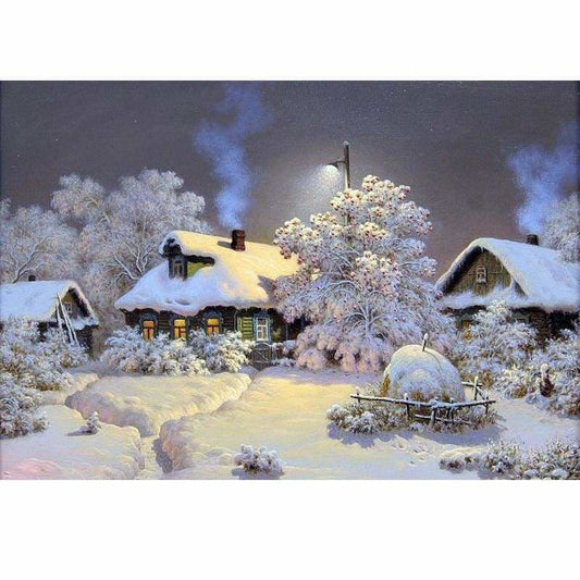 Full Drill - 5D DIY Diamond Painting Kits Winter Village