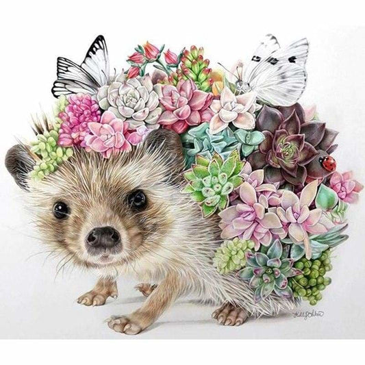 Full Square Drill Hedgehog Full Drill - 5D Diy Diamond