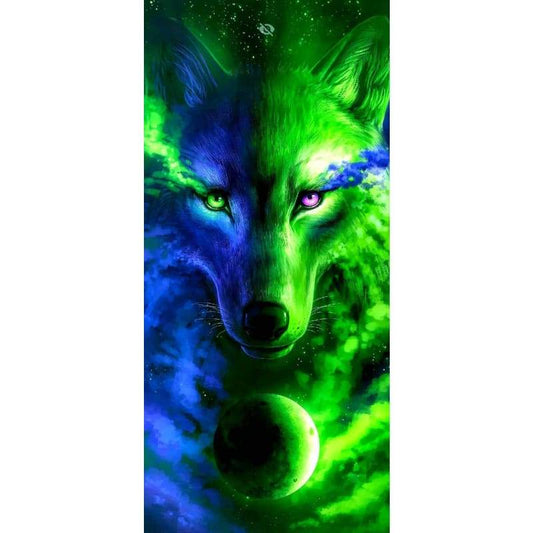 Galaxy Wolf - Full Drill Diamond Painting - Special Order -