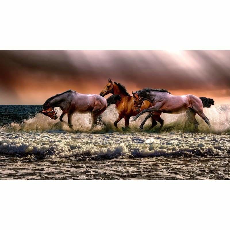 Horses 2- Full Drill Diamond Painting - Special Order - Full