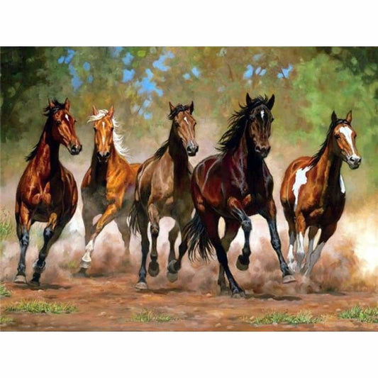 Hot Sale Animal Horse Full Drill - 5D Diy Diamond Painting