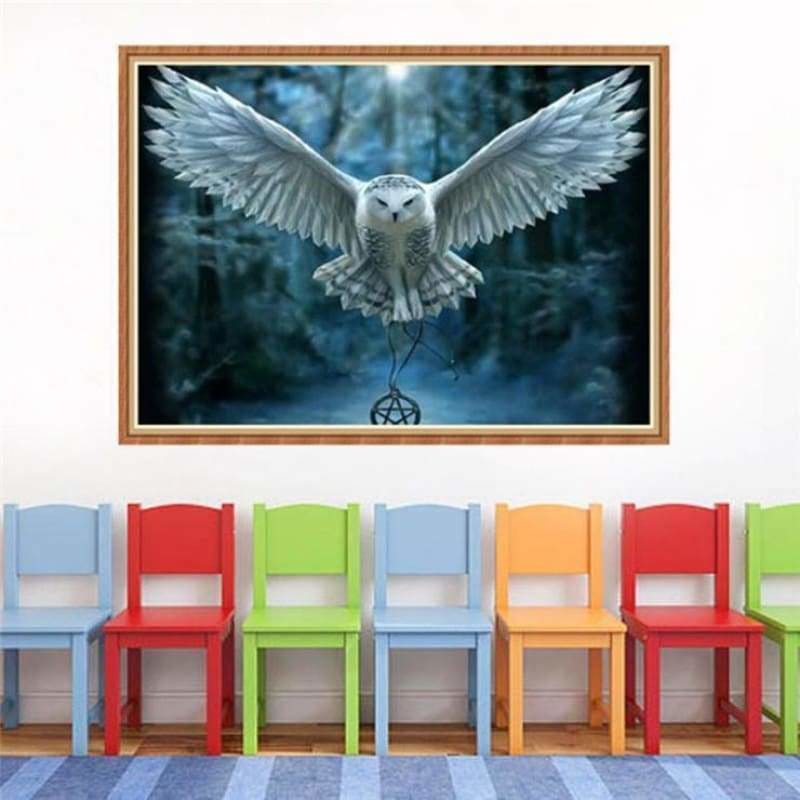 Hot Sale Animal Owl Portrait Full Drill - 5D Diy Diamond 