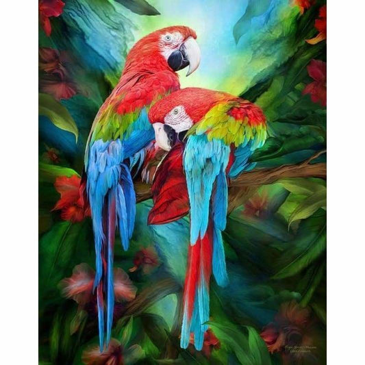 Hot Sale Colorful Parrot Full Drill - 5D Diy Diamond
