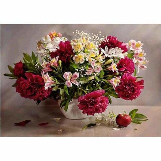 Hot Sale Crossing Home Decor Flower Full Drill - 5D DIY