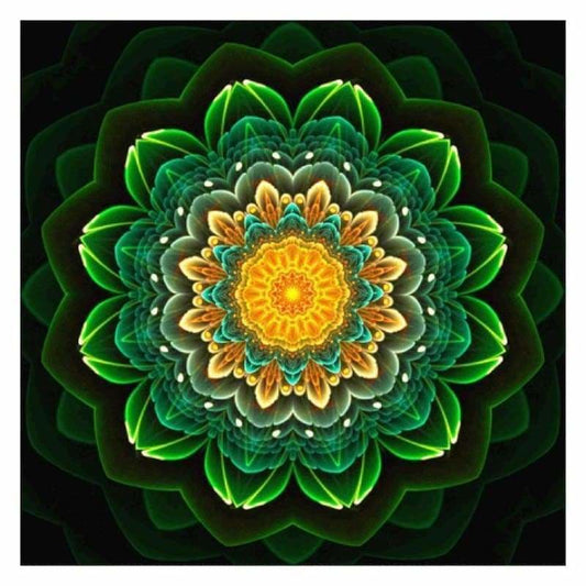 Hot Sale Crystal Abstract Mandala Full Drill - 5D Diy