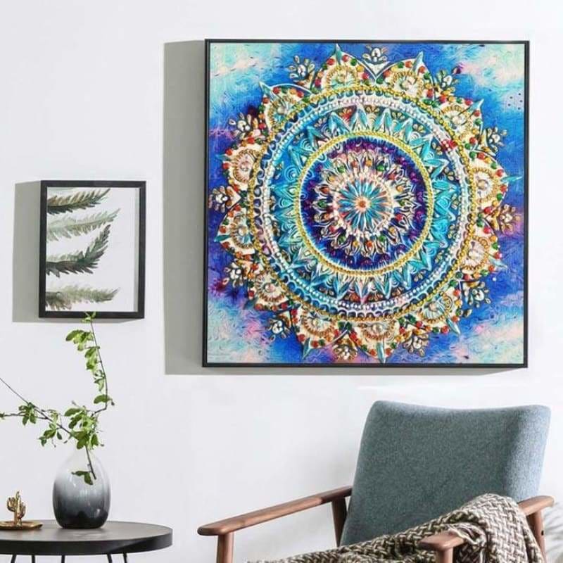 Hot Sale Crystal Abstract Mandala Full Drill - 5D Diy 