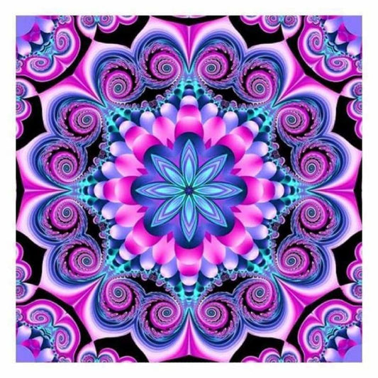 Hot Sale Crystal Abstract Mandala Full Drill - 5D Diy