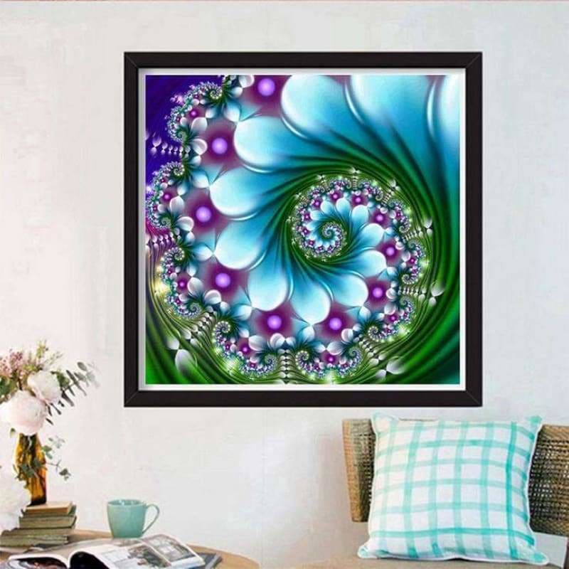 Hot Sale Crystal Abstract Mandala Full Drill - 5D Diy 