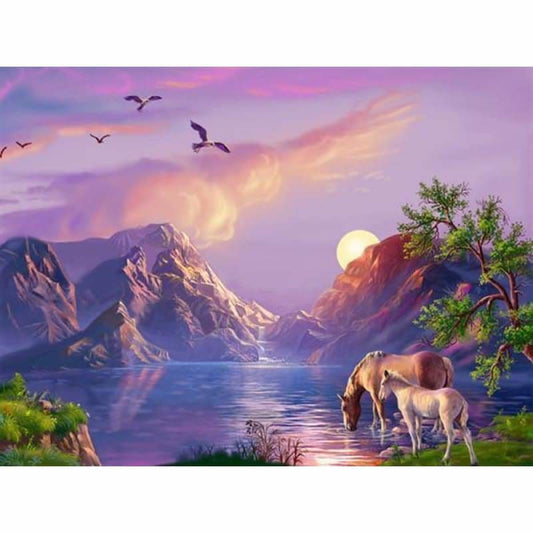 Hot Sale Landscape Full Drill - 5D Diy Diamond Painting