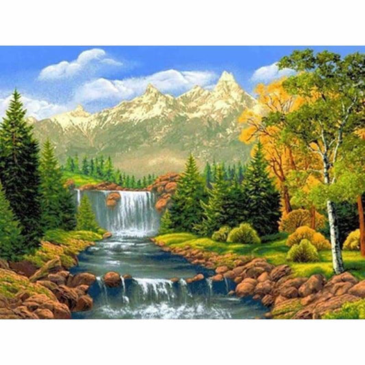 Hot Sale Nature Full Drill - 5D Diy Diamond Painting
