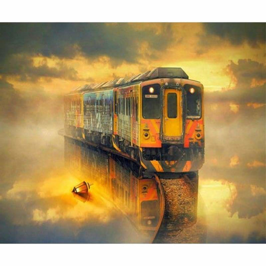 Hot Sale Popular Train Pattern Full Drill - 5D Diamond