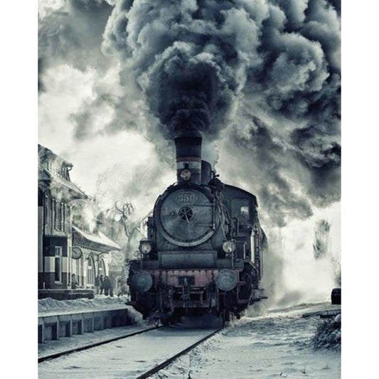 Hot Sale Train Pattern Full Drill - 5D Diy Diamond Painting