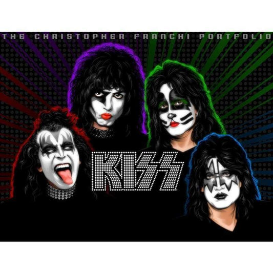 Kiss 02- Full Drill Diamond Painting - NEEDLEWORK KITS