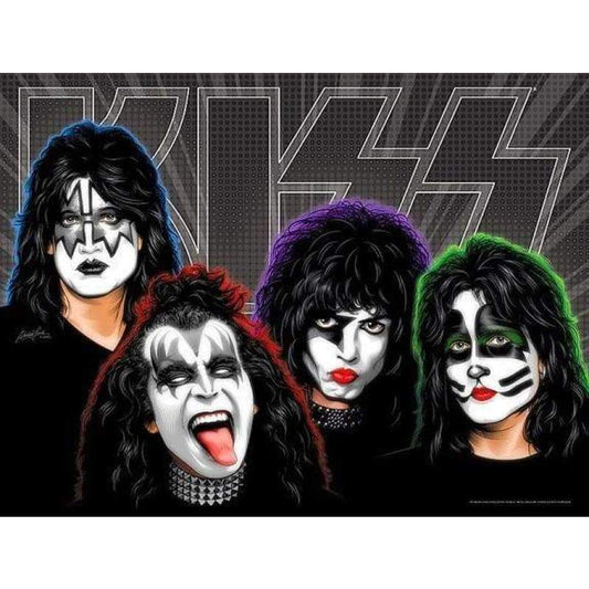 Kiss 03- Full Drill Diamond Painting - Special Order - Full 