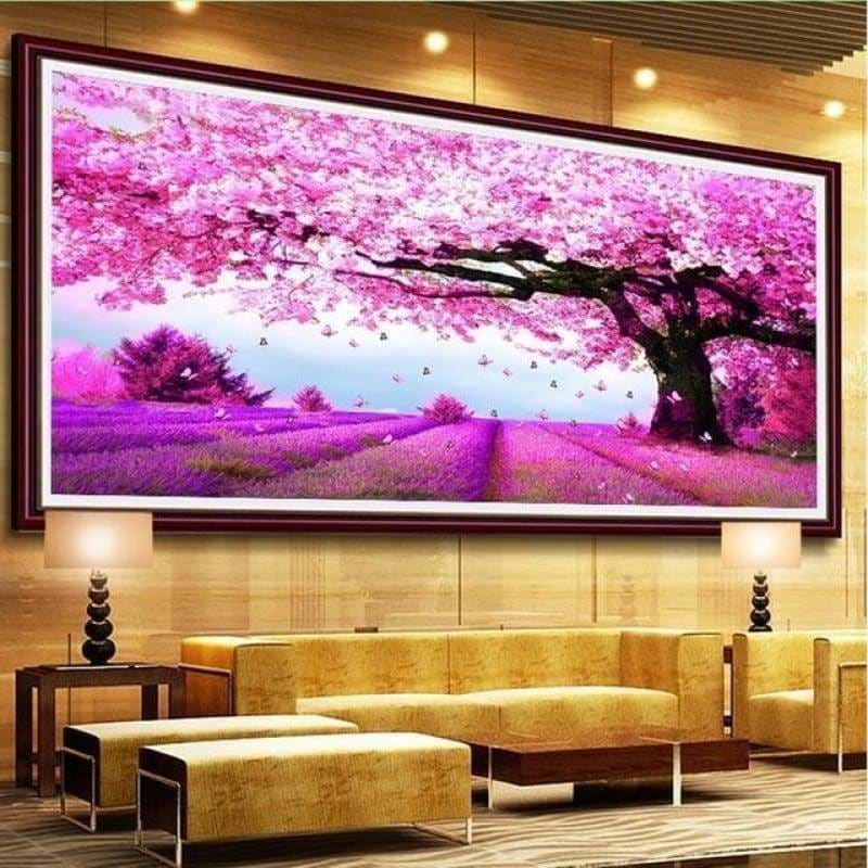 Landscape Tree Large Sizes Wall Decoration Full Drill - 5D 