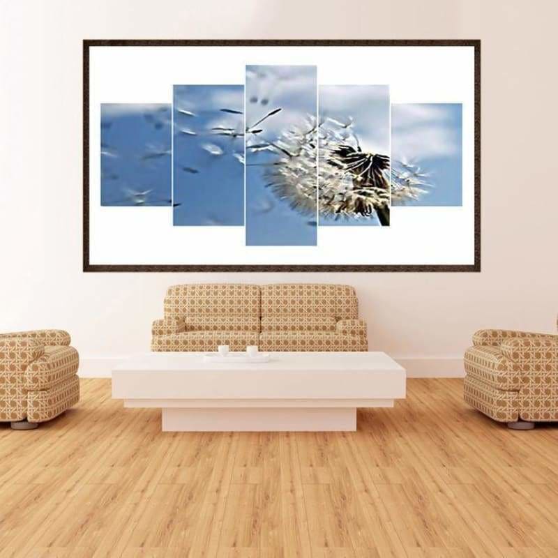 Full Drill - 5D DIY Diamond Painting Kits Multi Panel Dandelion - NEEDLEWORK KITS