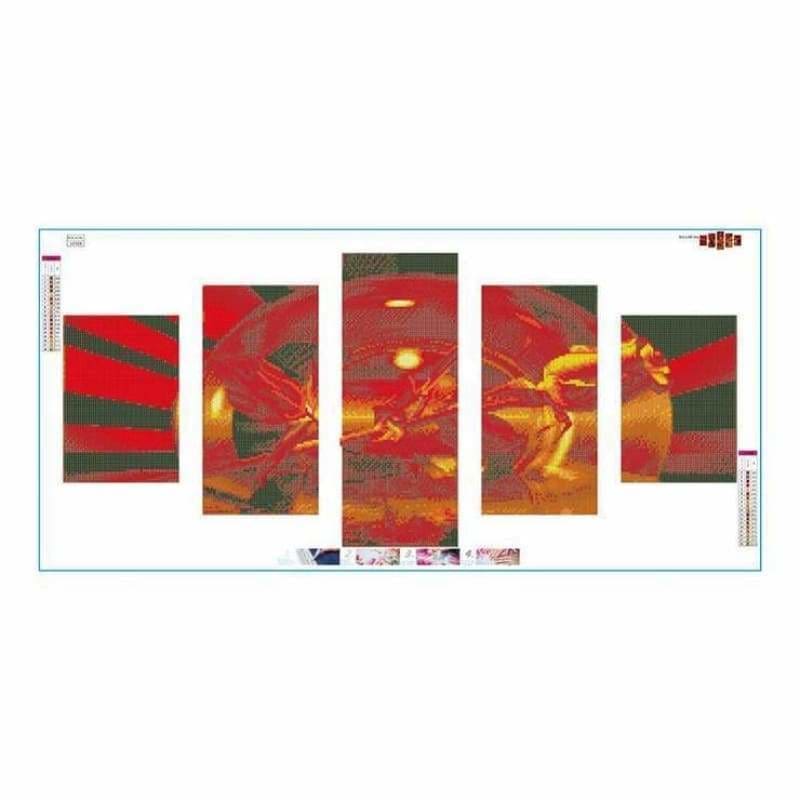 Full Drill - 5D DIY Diamond Painting Kits Multi Panel Dream Rose - NEEDLEWORK KITS