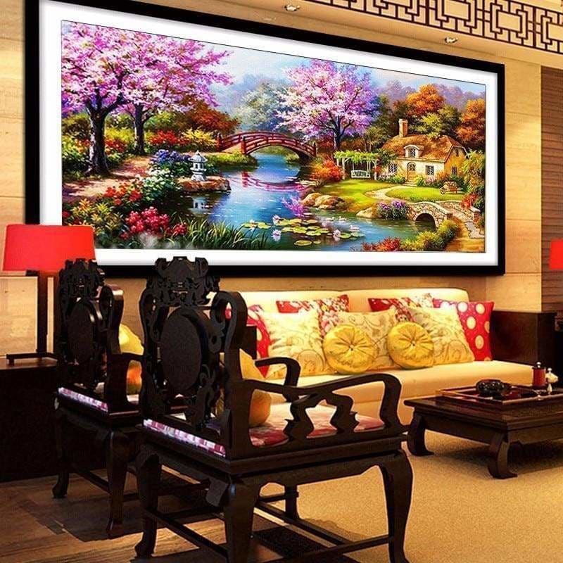 Large Sizes Wall Decor Landscape Nature Full Drill - 5D Diy 