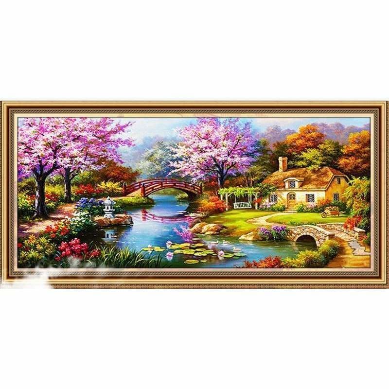 Large Sizes Wall Decor Landscape Nature Full Drill - 5D Diy 