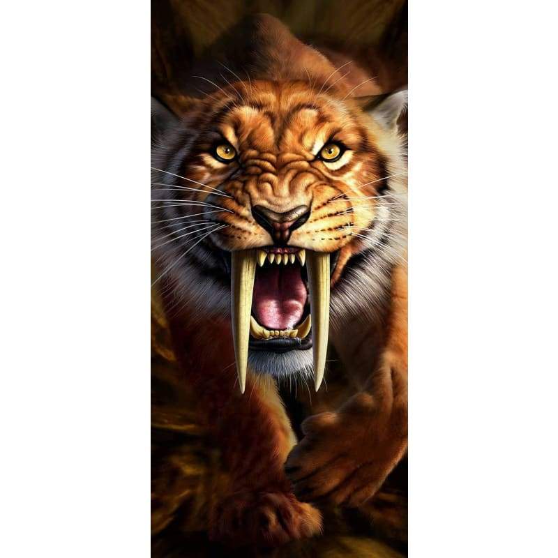 Lion Teeth- Full Drill Diamond Painting - Special Order - 