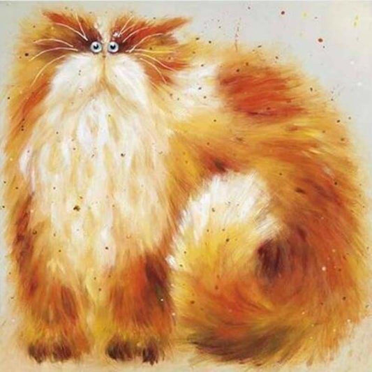 Modern Art Funny Cats Full Drill - 5D DIY Diamond Painting 