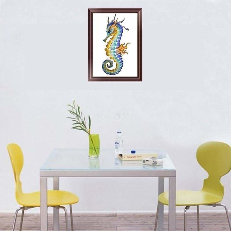 Full Drill - 5D DIY Diamond Painting Kits Cartoon Seahorse - NEEDLEWORK KITS