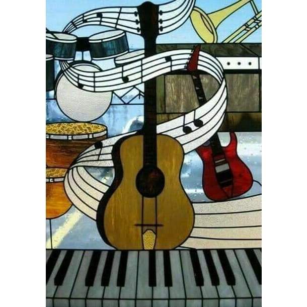 Musical Instruments- Full Drill Diamond Painting - NEEDLEWORK KITS