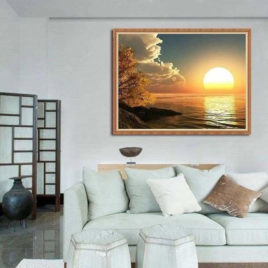 New Arrival Beautiful Sunset Diamond Painting Kits Af9720 -