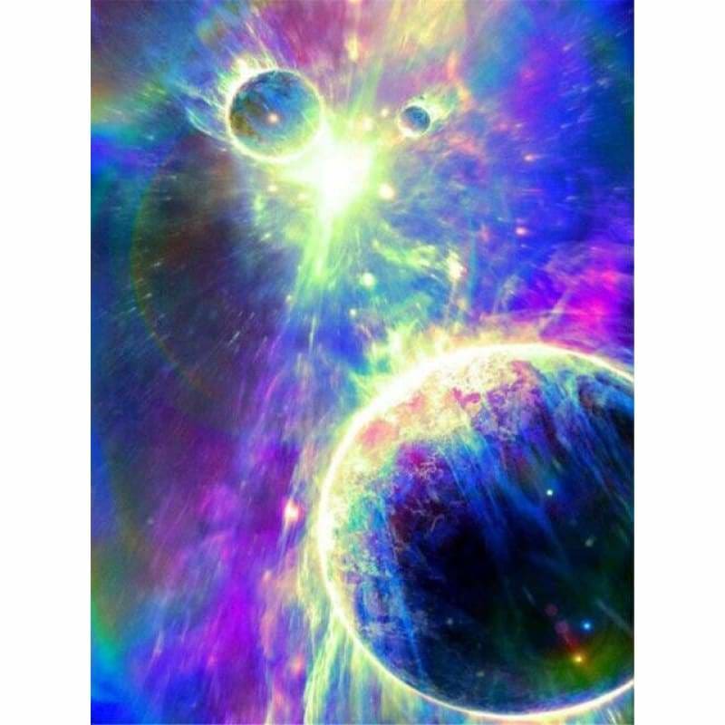 New Bedazzled Colorful Starry Sky Diamond Painting Ideas 