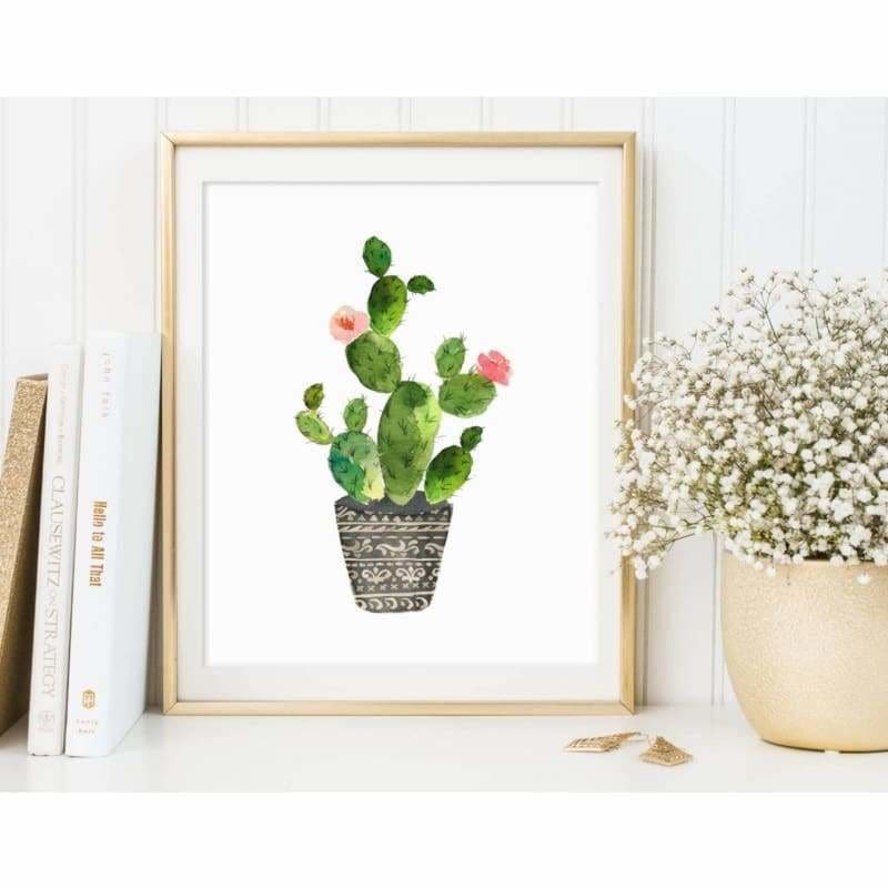 Full Drill - 5D DIY Diamond Painting Kits Artistic Cartoon Cactus - NEEDLEWORK KITS