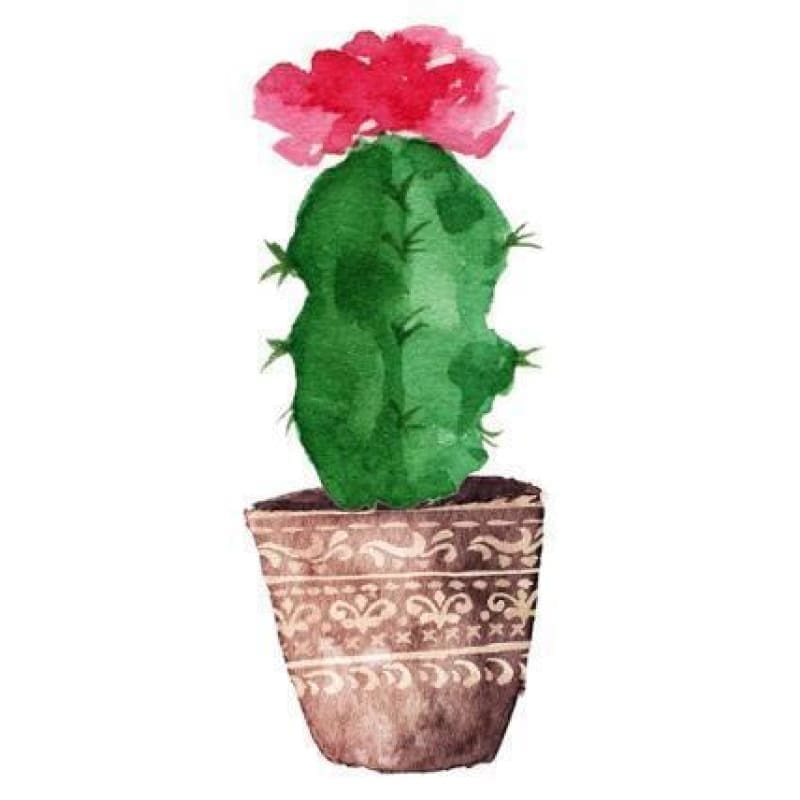 Full Drill - 5D DIY Diamond Painting Kits Artistic Cartoon Cactus - NEEDLEWORK KITS