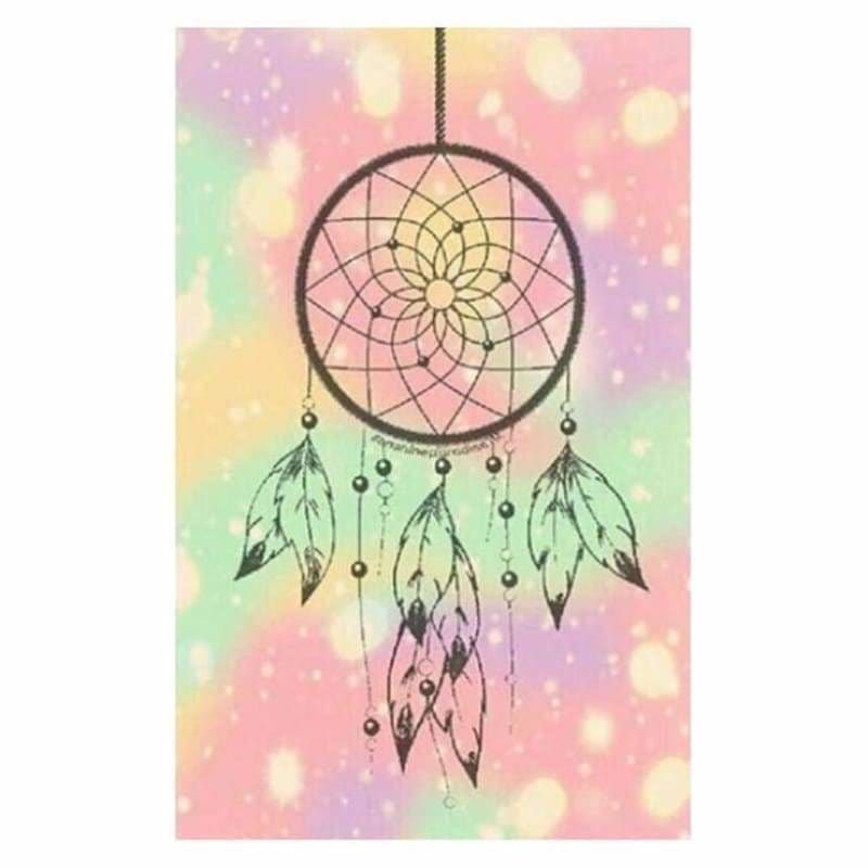 New Dream Catcher Feathers Full Drill - 5D Diy Diamond 