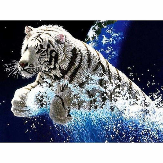 New Dream Photo Animal Tiger Full Drill - 5D Diy Diamond 