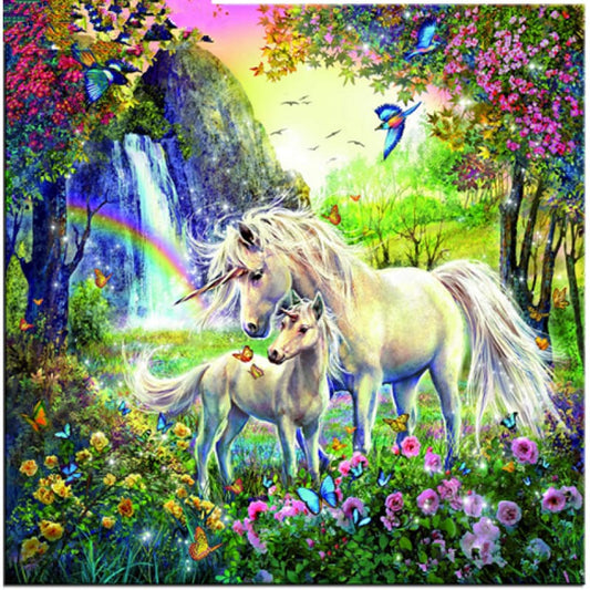 New Fantasy Kids Gift Unicorn Full Drill - 5D Diy Diamond