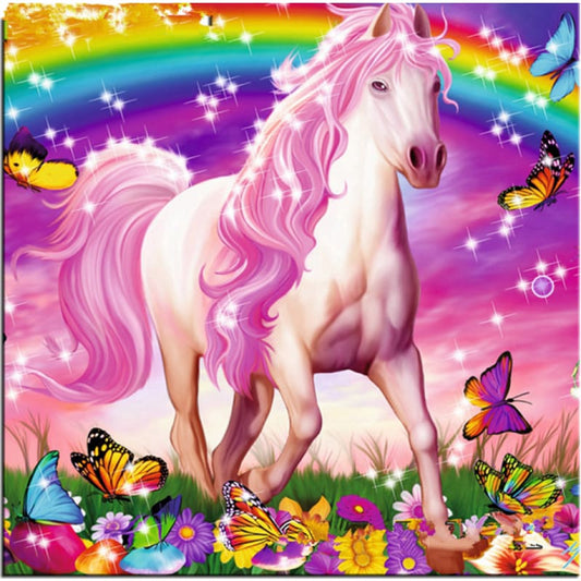 New Fantasy Wall Decor Unicorn Full Drill - 5D Diy Diamond 