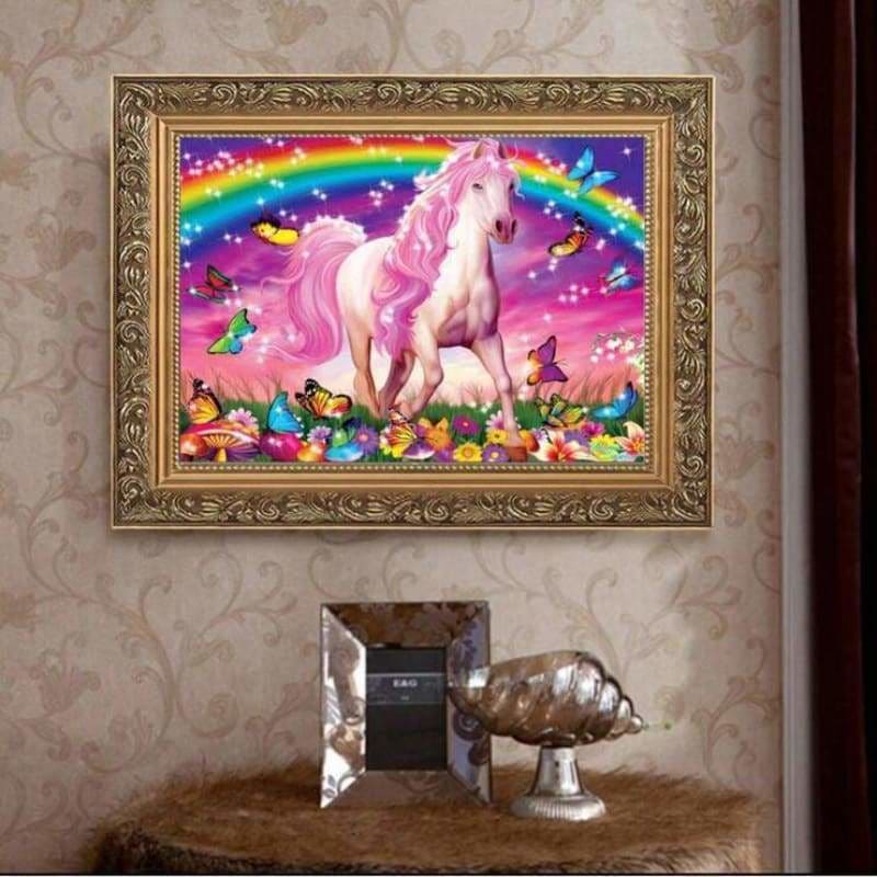 New Fantasy Wall Decor Unicorn Full Drill - 5D Diy Diamond 