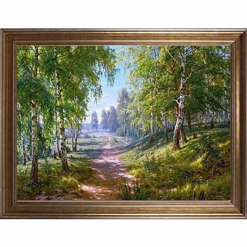 Full Drill - 5D DIY Diamond Painting Kits Beautiful Forest Path - NEEDLEWORK KITS