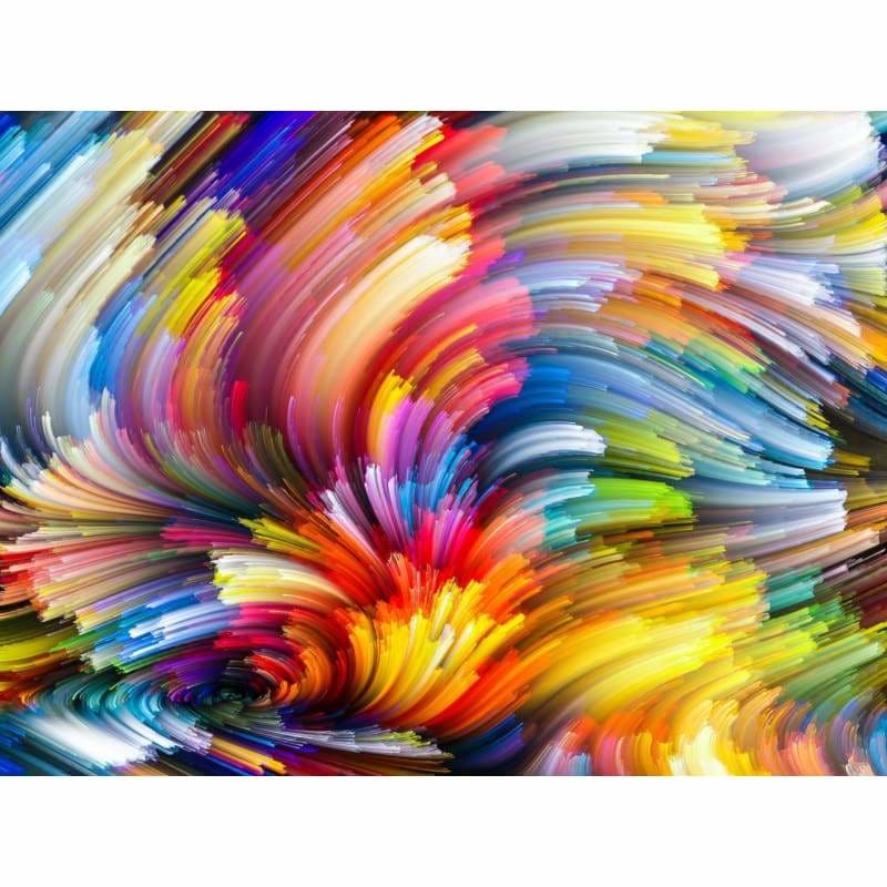 New Hot Sale Colorful Abstract Pattern Diamond Painting 