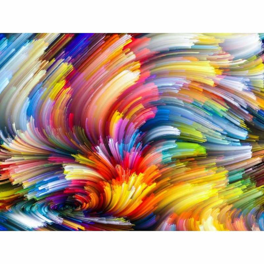 New Hot Sale Colorful Abstract Pattern Diamond Painting 