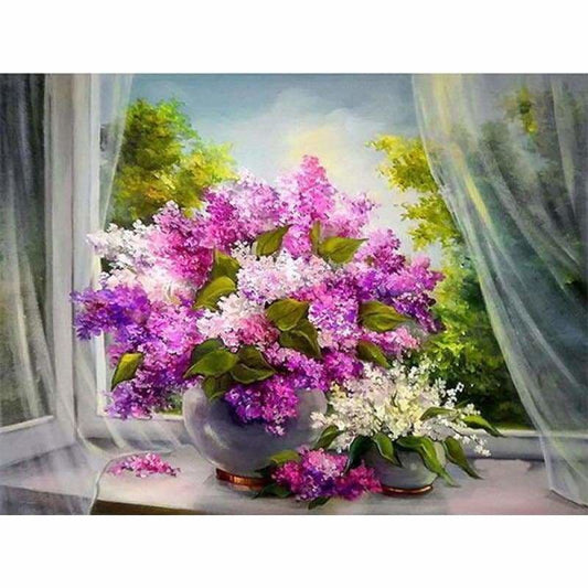 New Hot Sale Colorful Flower Full Drill - 5D Diy Diamond