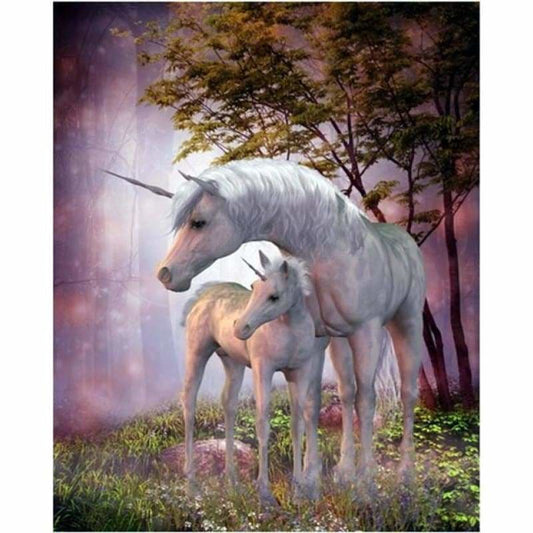 New Hot Sale Embroidery Unicorn Full Drill - 5D Diy Diamond 