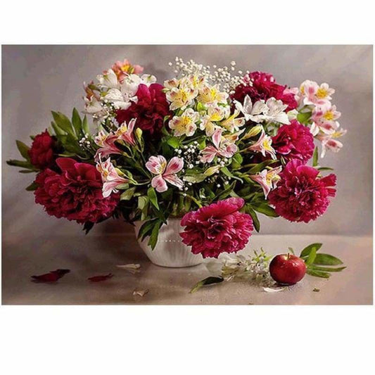 New Hot Sale Full Drill - 5D Diy Diamond Painting Flowers