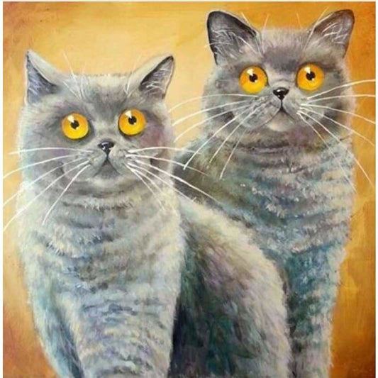 New Hot Sale Funny Cats Full Drill - 5D DIY Diamond Painting